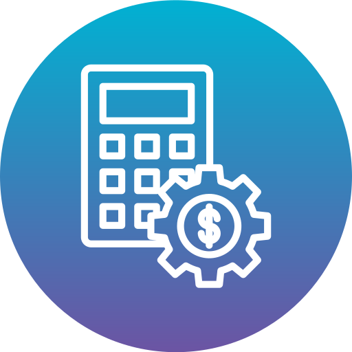 comptabilité Generic Flat Gradient Icône