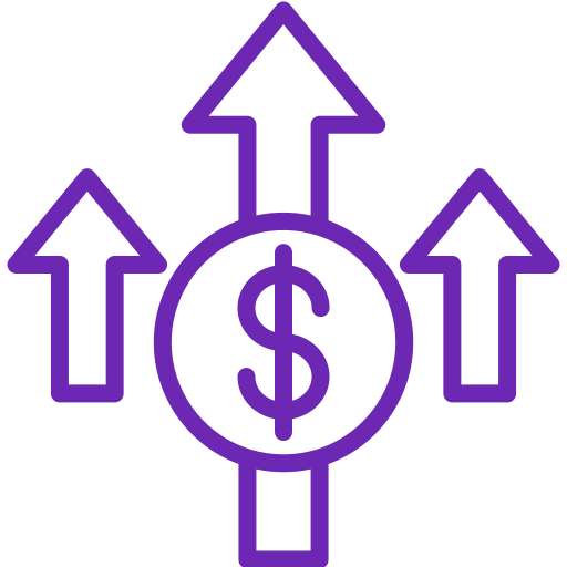crescita del denaro Generic Simple Colors icona