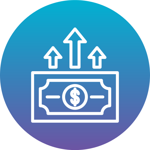 geld groei Generic Flat Gradient icoon