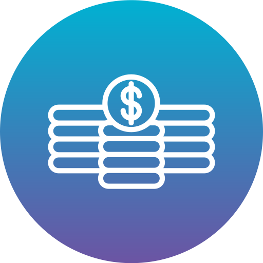 Coins Generic Flat Gradient icon