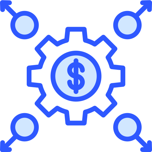 administración del dinero Generic Blue icono