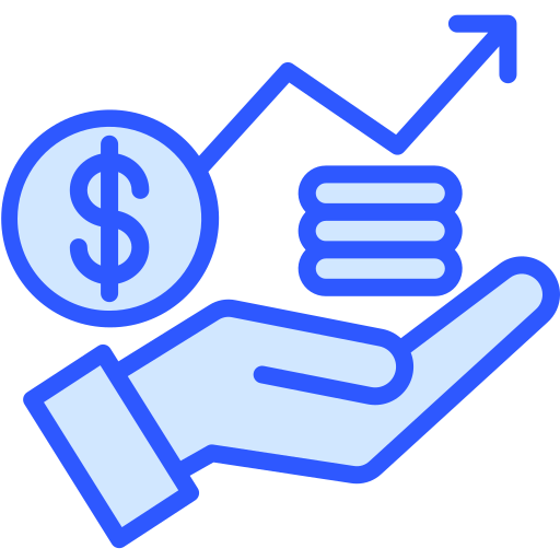 Revenue Generic Blue icon