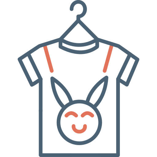ropa de bebé Generic Outline Color icono