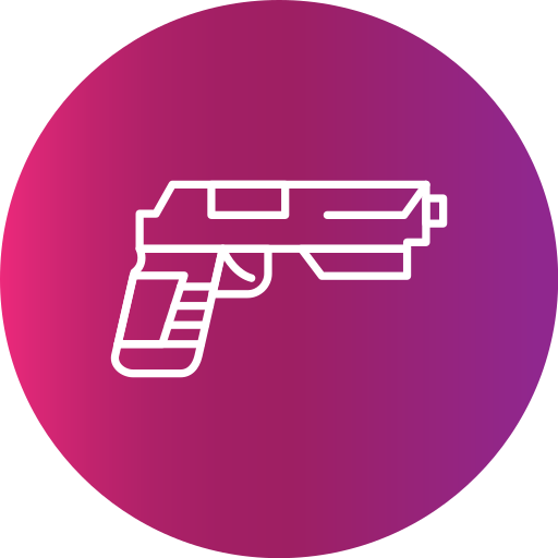 pistool Generic Flat Gradient icoon