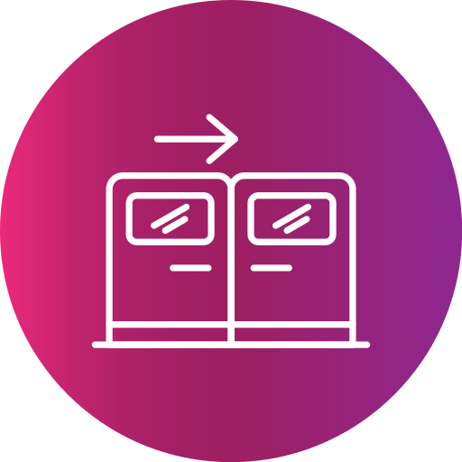 출구 문 Generic Flat Gradient icon