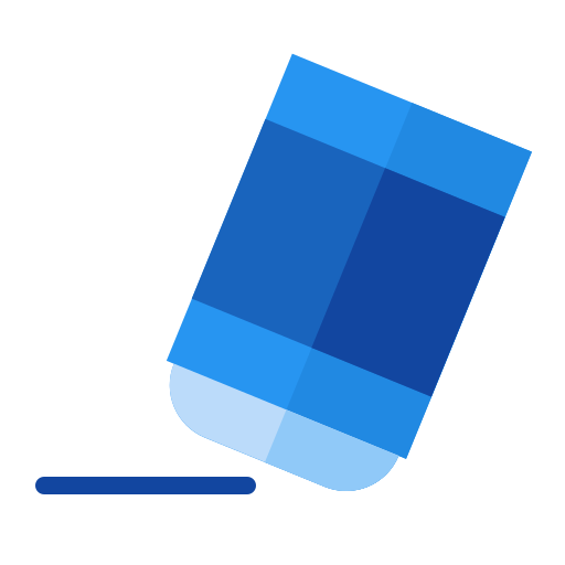 gumka do mazania Generic Blue ikona