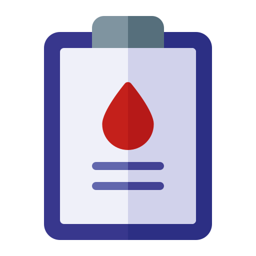bloed analyse Generic Flat icoon