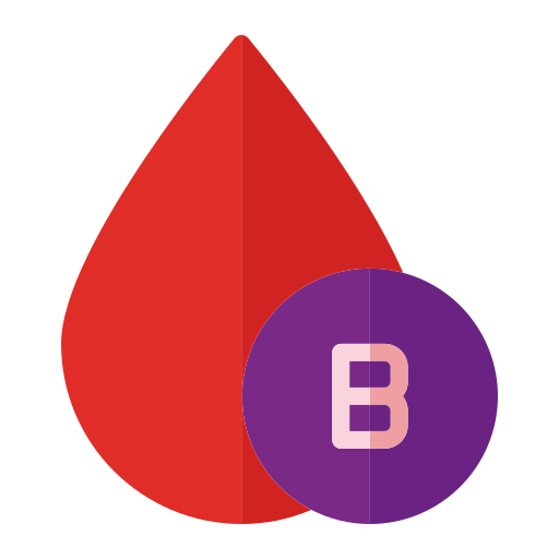 grupa krwi b Generic Flat ikona