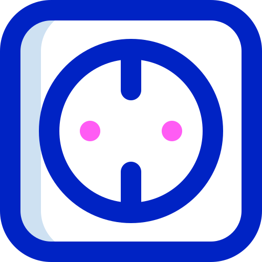 gniazdo zasilania Super Basic Orbit Color ikona