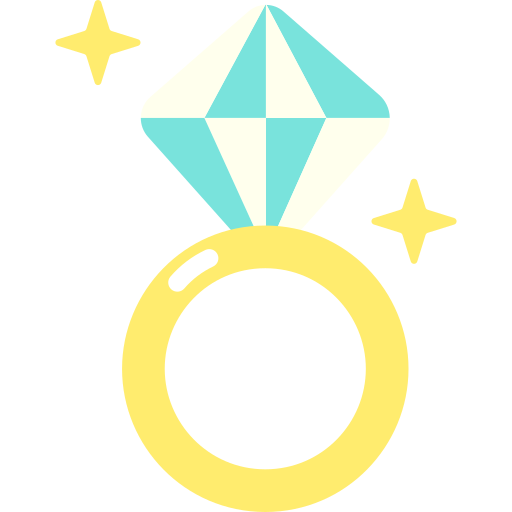 anello di diamanti Chanut is Industries Flat icona