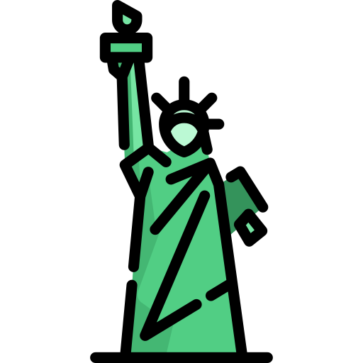 Statue of liberty Special Lineal color icon