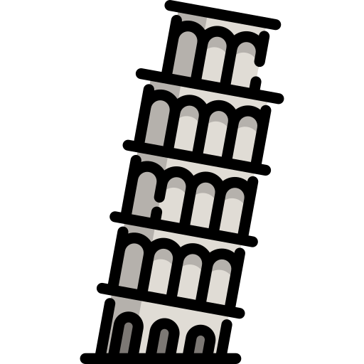 Pisa Special Lineal color icon