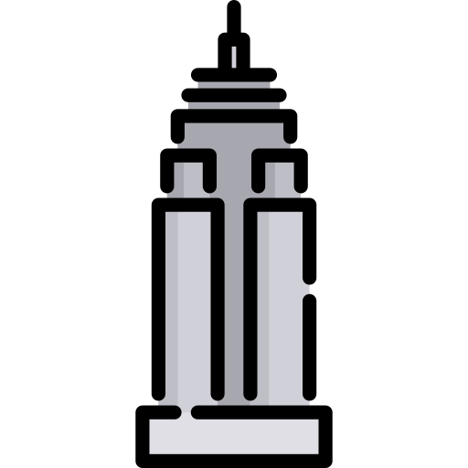 Empire state building Special Lineal color icon