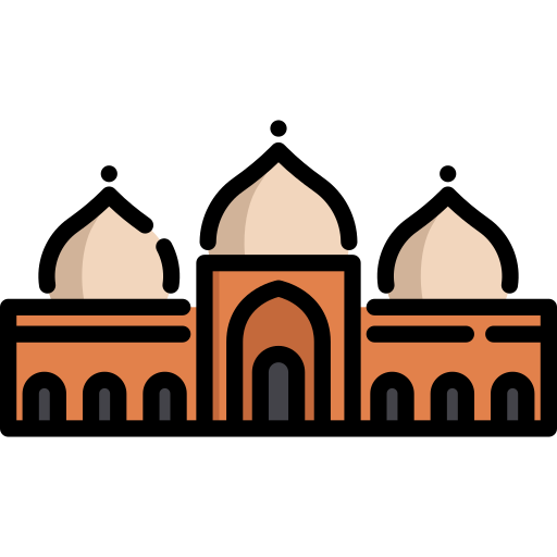 meczet badshahi Special Lineal color ikona