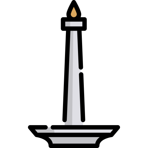 monumento nacional de indonesia Special Lineal color icono