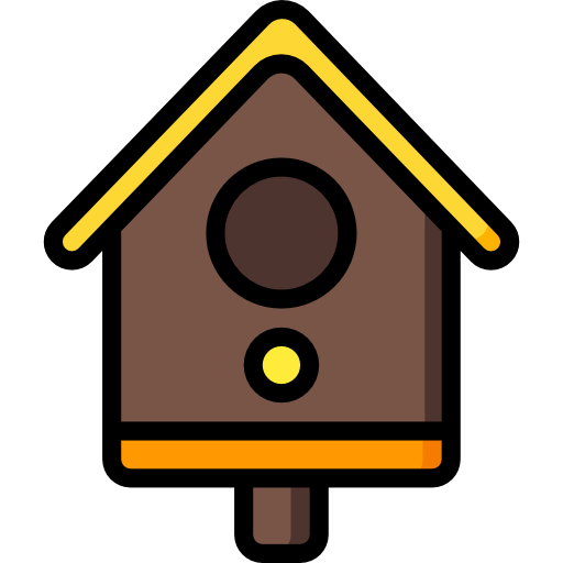 Bird house Basic Miscellany Lineal Color icon