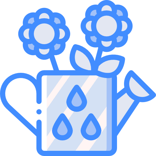 Watering can Basic Miscellany Blue icon