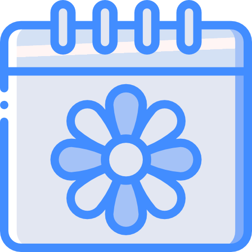 Calendar Basic Miscellany Blue icon