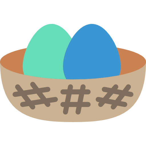 eieren Basic Miscellany Flat icoon
