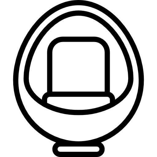 silla Basic Miscellany Lineal icono