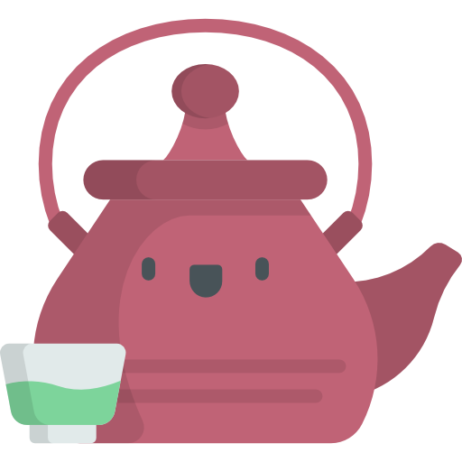 czajniczek Kawaii Flat ikona