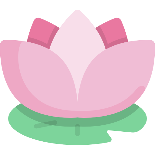 lotus Kawaii Flat Icône