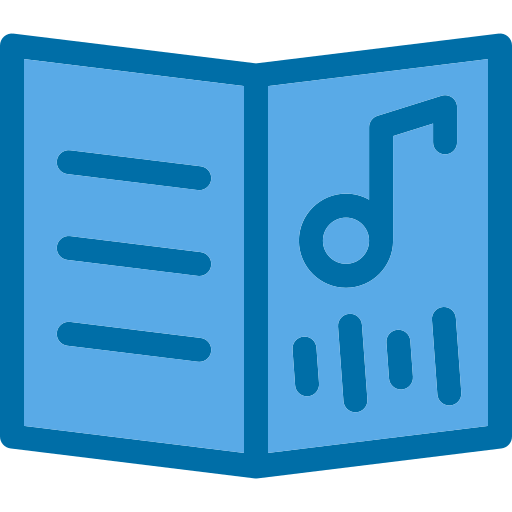 Music education Generic Blue icon