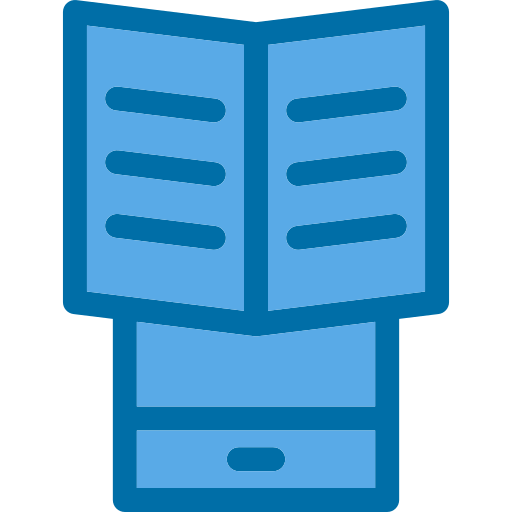 電子ブック Generic Blue icon