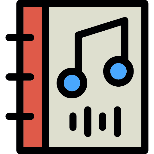 książka audio Generic Outline Color ikona