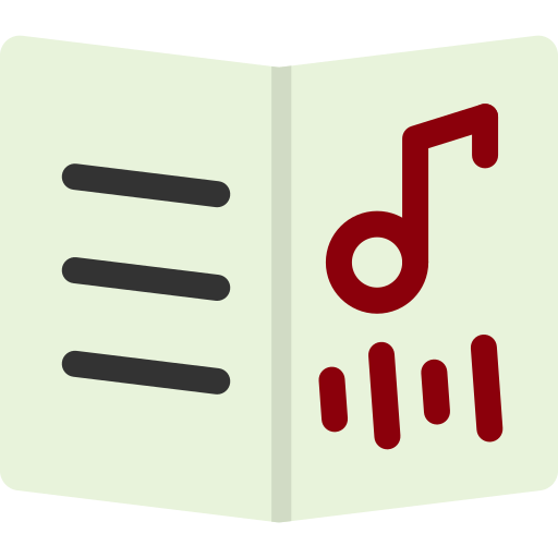 educación musical Generic Flat icono