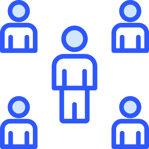 Stakeholder Generic Blue icon