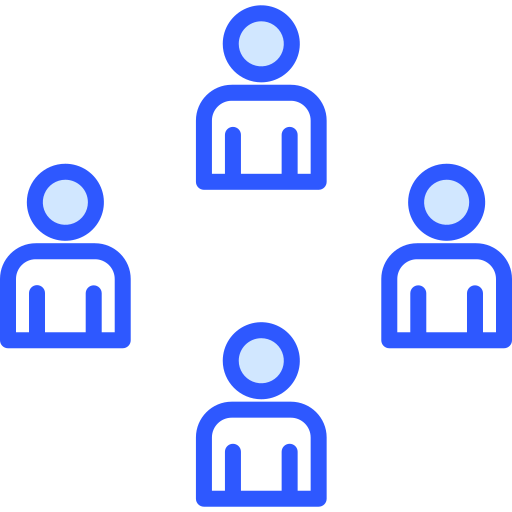 Stakeholder Generic Blue icon