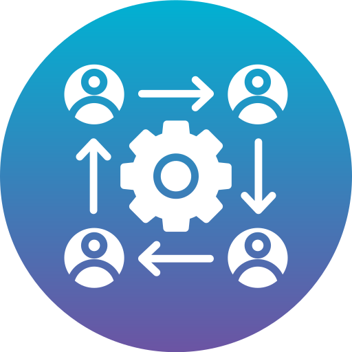 interpessoal Generic Flat Gradient Ícone