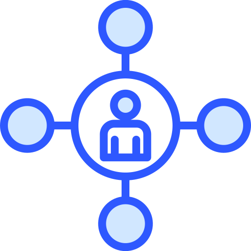 Network Generic Blue icon