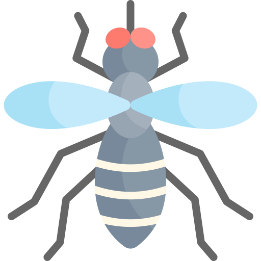 комар Kawaii Flat иконка
