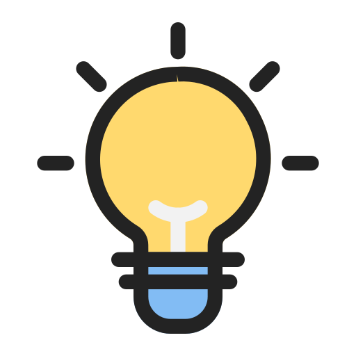 Light bulb Generic Outline Color icon