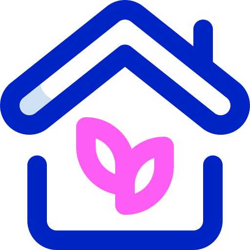 Green house Super Basic Orbit Color icon