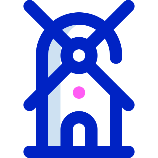 windmolen Super Basic Orbit Color icoon