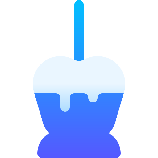 karmelizowane jabłko Basic Gradient Gradient ikona