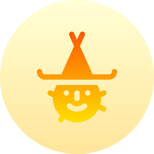 Scarecrow Basic Gradient Circular icon