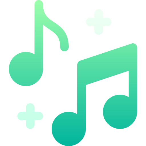 音楽 Basic Gradient Gradient icon