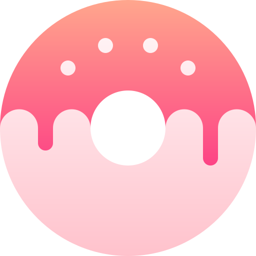 도넛 Basic Gradient Gradient icon