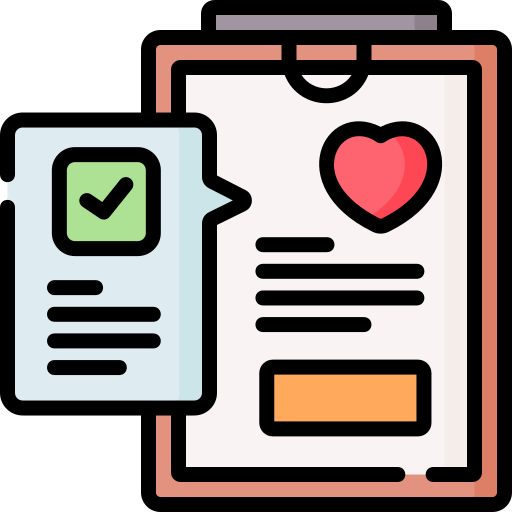 Medical record Special Lineal color icon