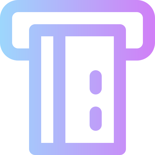 geldautomat Super Basic Rounded Gradient icon