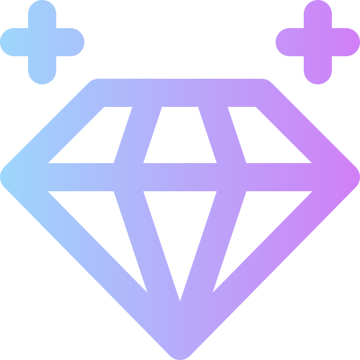 다이아몬드 Super Basic Rounded Gradient icon