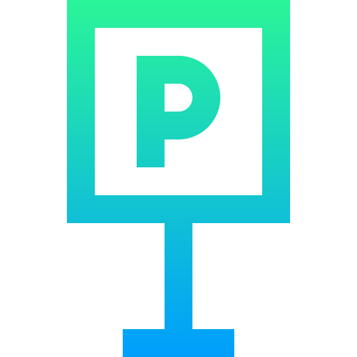 parking Super Basic Straight Gradient ikona