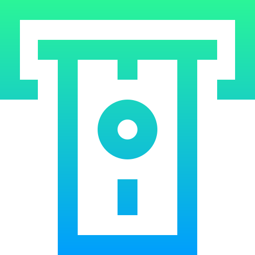 geldautomat Super Basic Straight Gradient icon