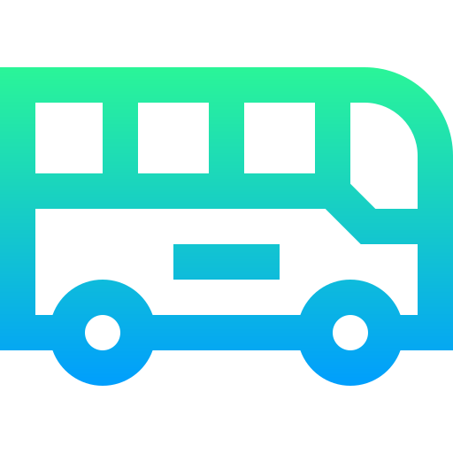 autobús Super Basic Straight Gradient icono