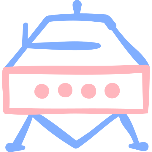 lądownik Basic Hand Drawn Color ikona