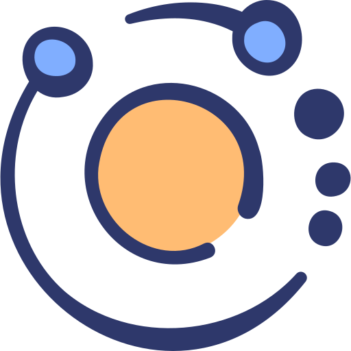 satélite Basic Hand Drawn Lineal Color icono